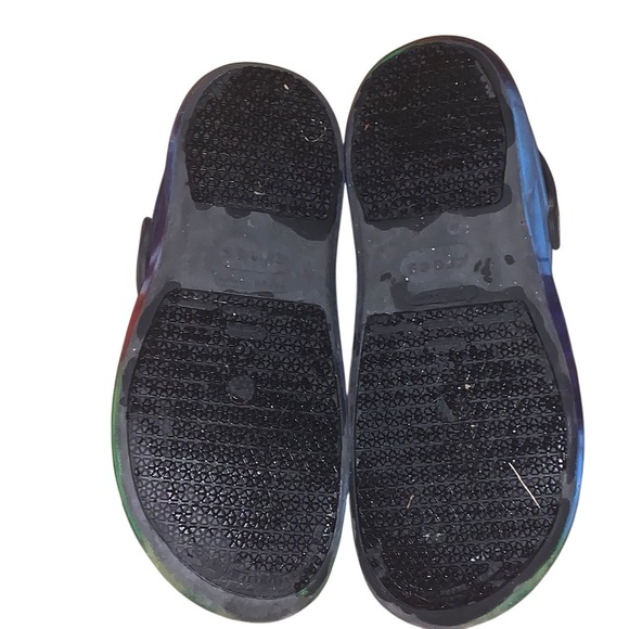 Crocs Bistro Graphic Slip Resistant Work Clog Tie-Dye Men's 12 204044 Nice - Picture 4 of 6